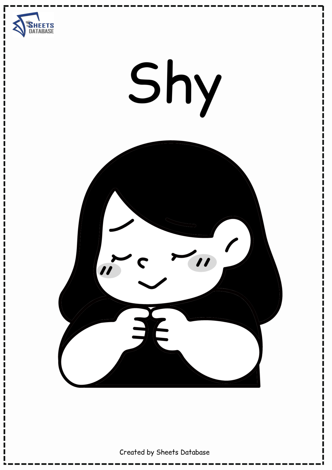 Feelings worksheets sheets