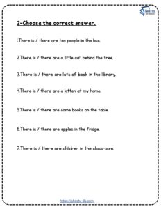 Grammar booklet 1st grade – Sheets