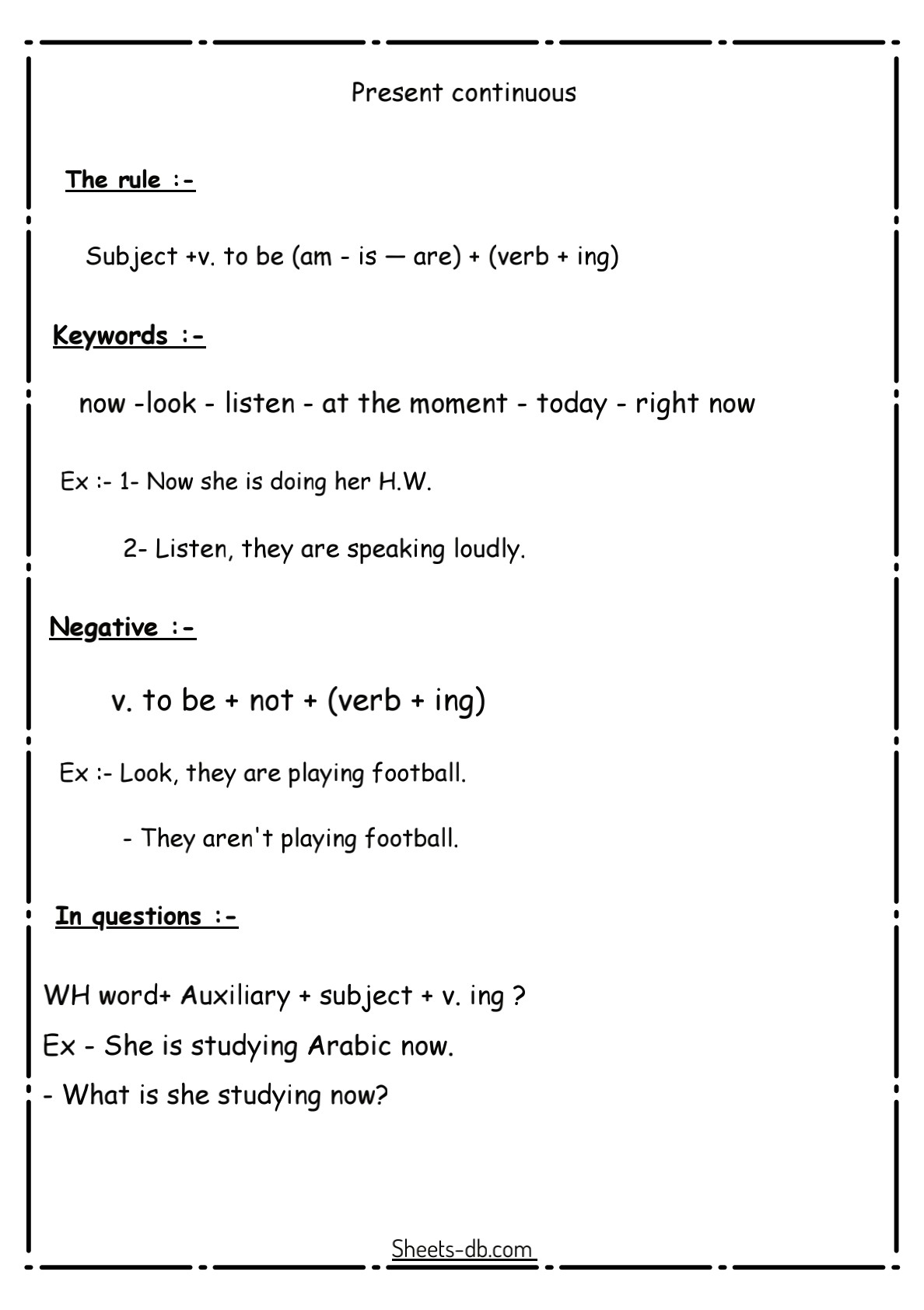 Present Continuous _2