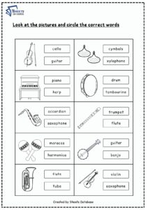 Musical Instruments – Sheets
